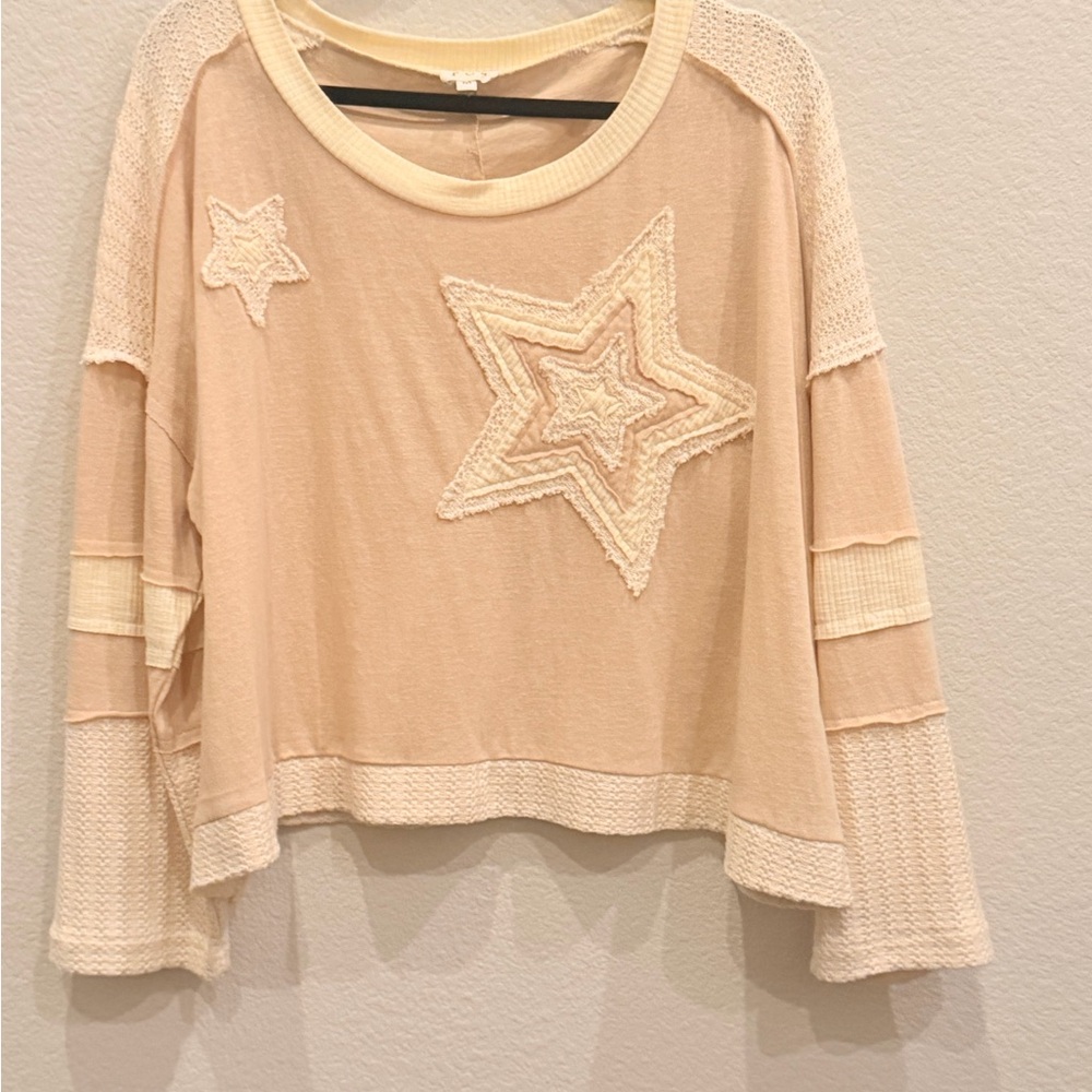 POL Star Patch Boxy Top – Size Medium – Like New